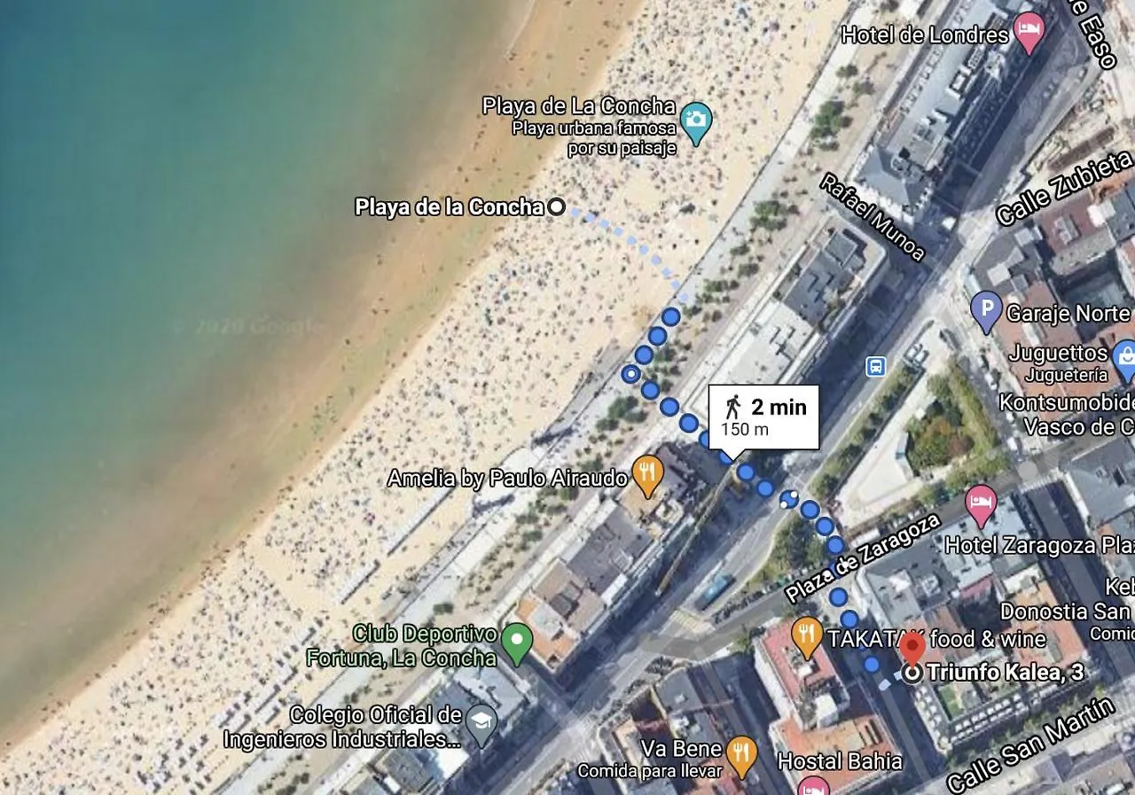 Daire Apartamento Amplio Y Central A Pie De Playa La Concha San Sebastián